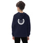 Unisex Kids Embroidered Fleece Hoodie