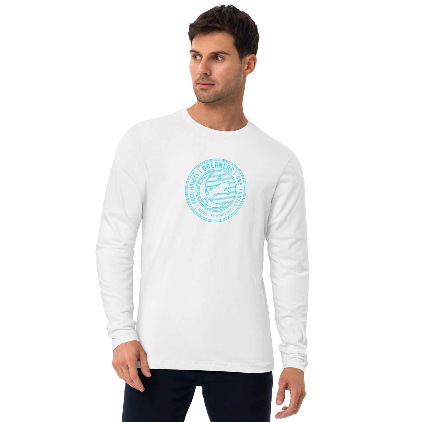 Men's Long Sleeve Fitted Crew