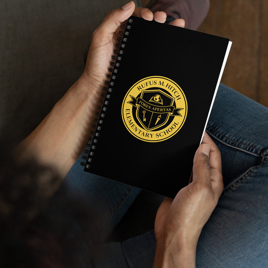 Spiral Notebook/ Yellow Logo