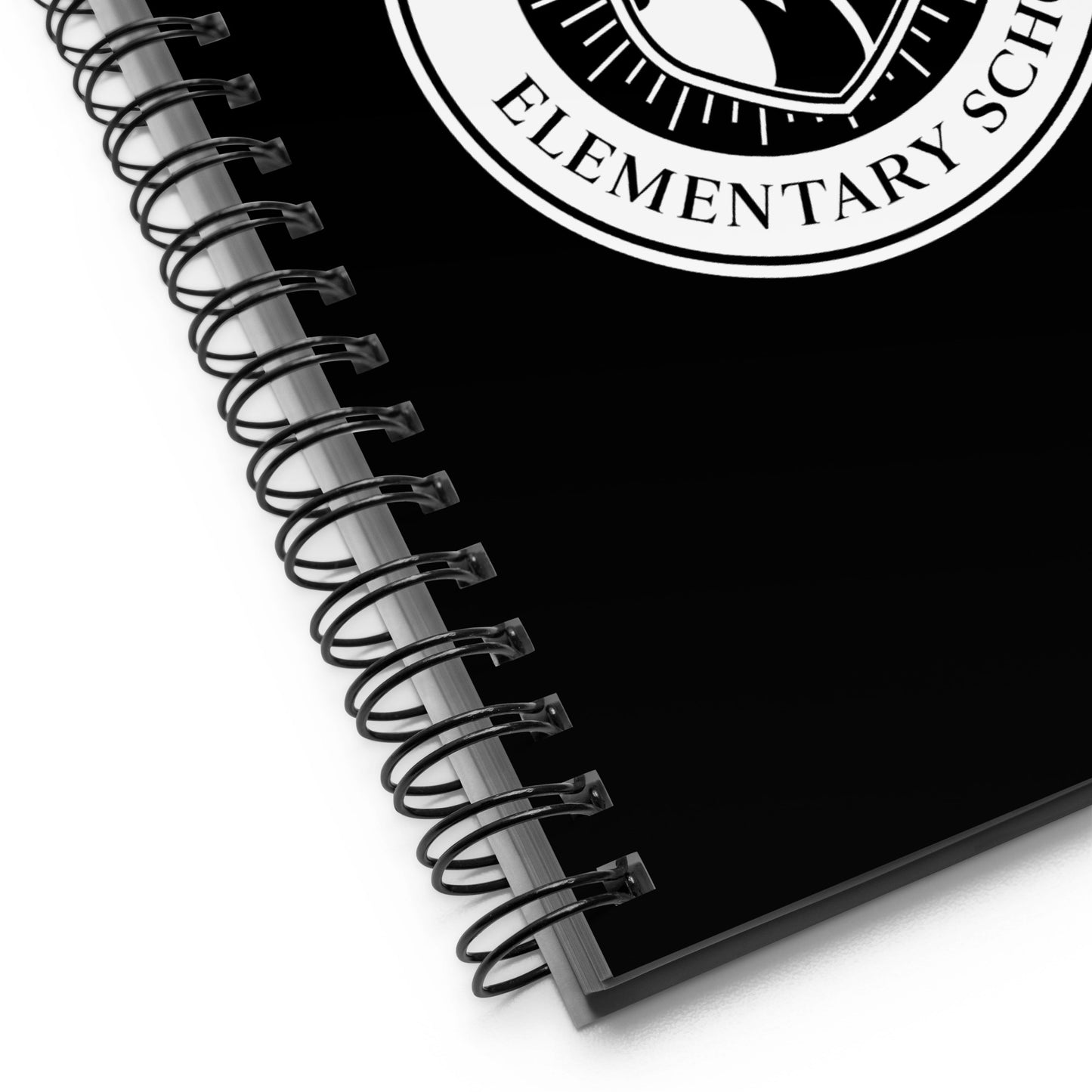 Spiral Notebook/ White Logo