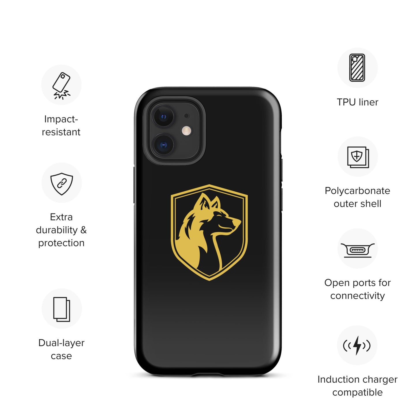 Tough Case for iPhone®/ Yellow and Black