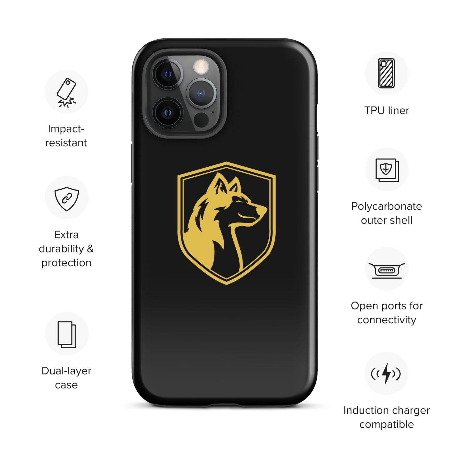 Tough Case for iPhone®/ Yellow and Black