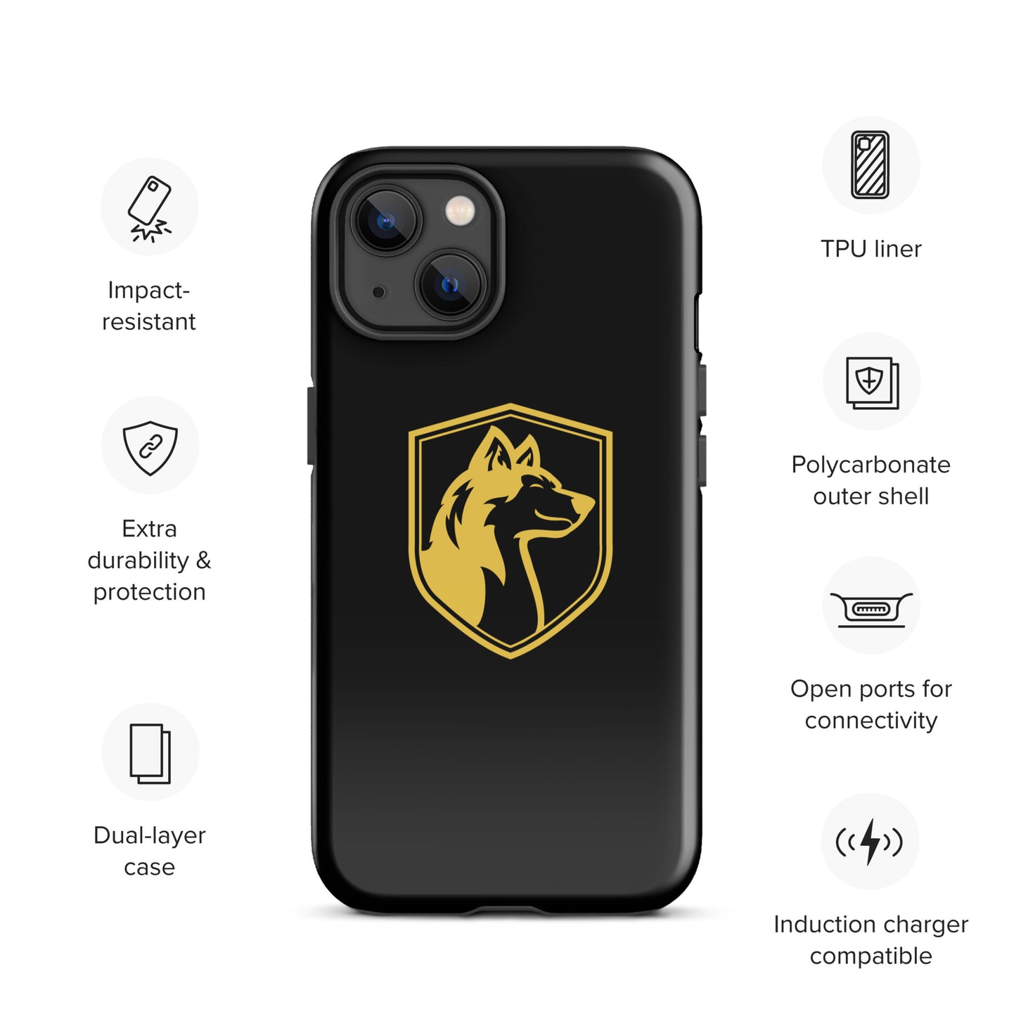 Tough Case for iPhone®/ Yellow and Black