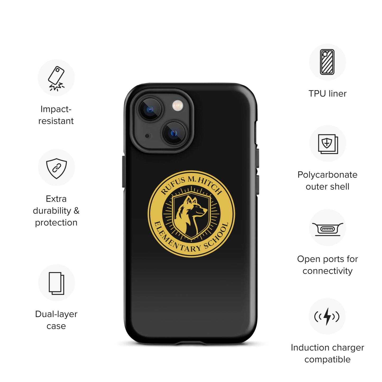 Tough Case for iPhone®/ Yellow and Black