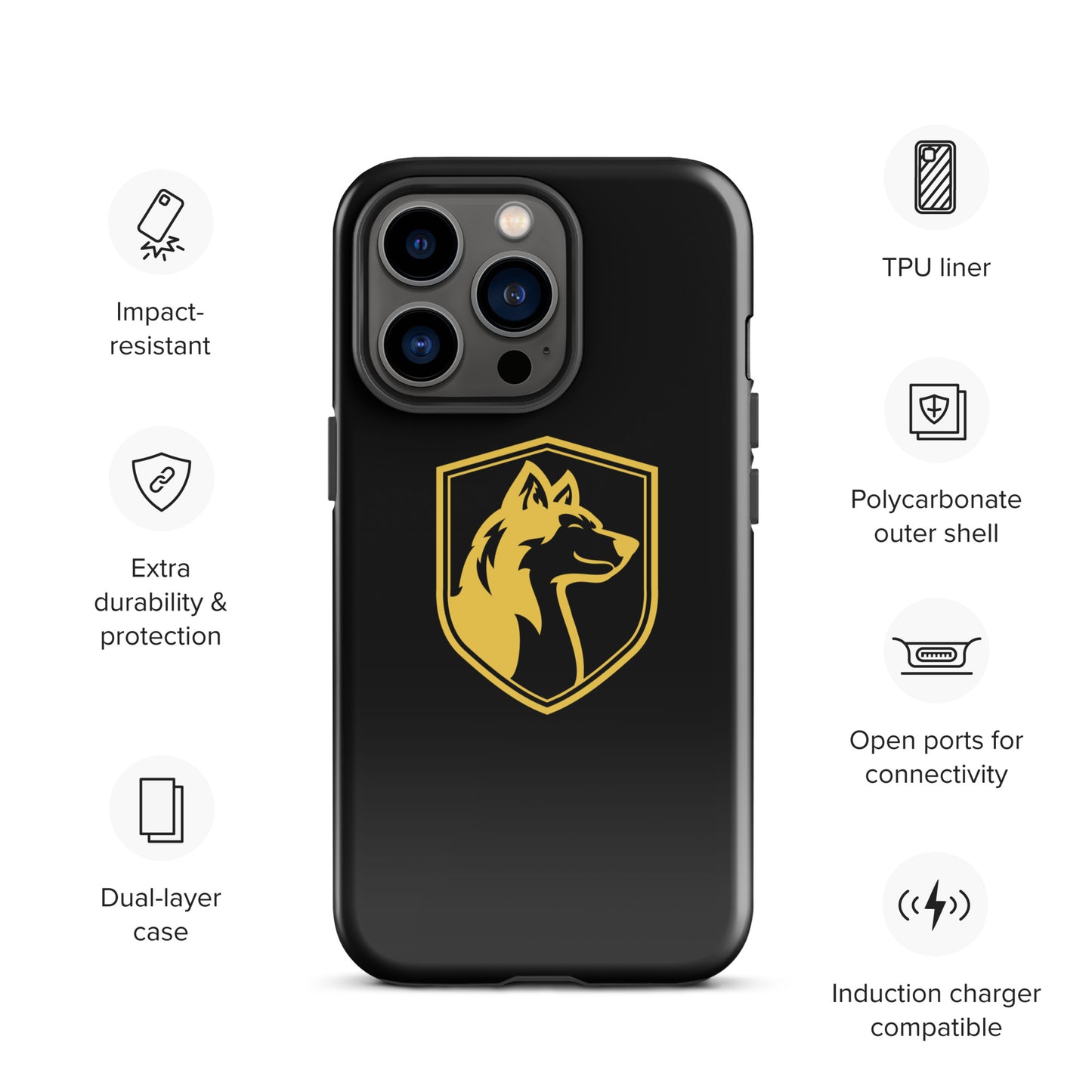 Tough Case for iPhone®/ Yellow and Black