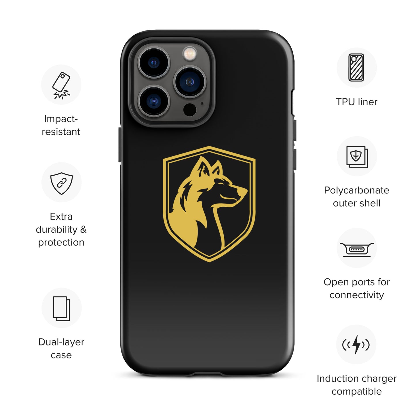 Tough Case for iPhone®/ Yellow and Black