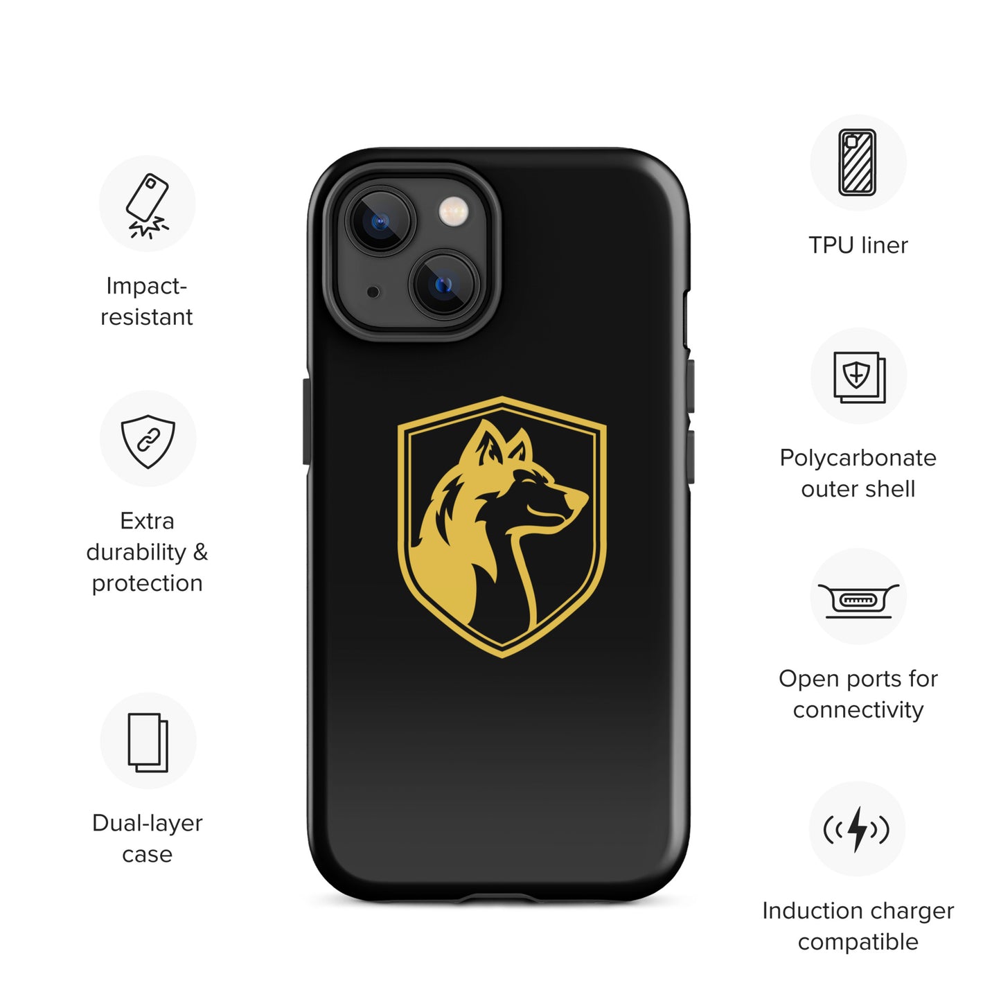 Tough Case for iPhone®/ Yellow and Black