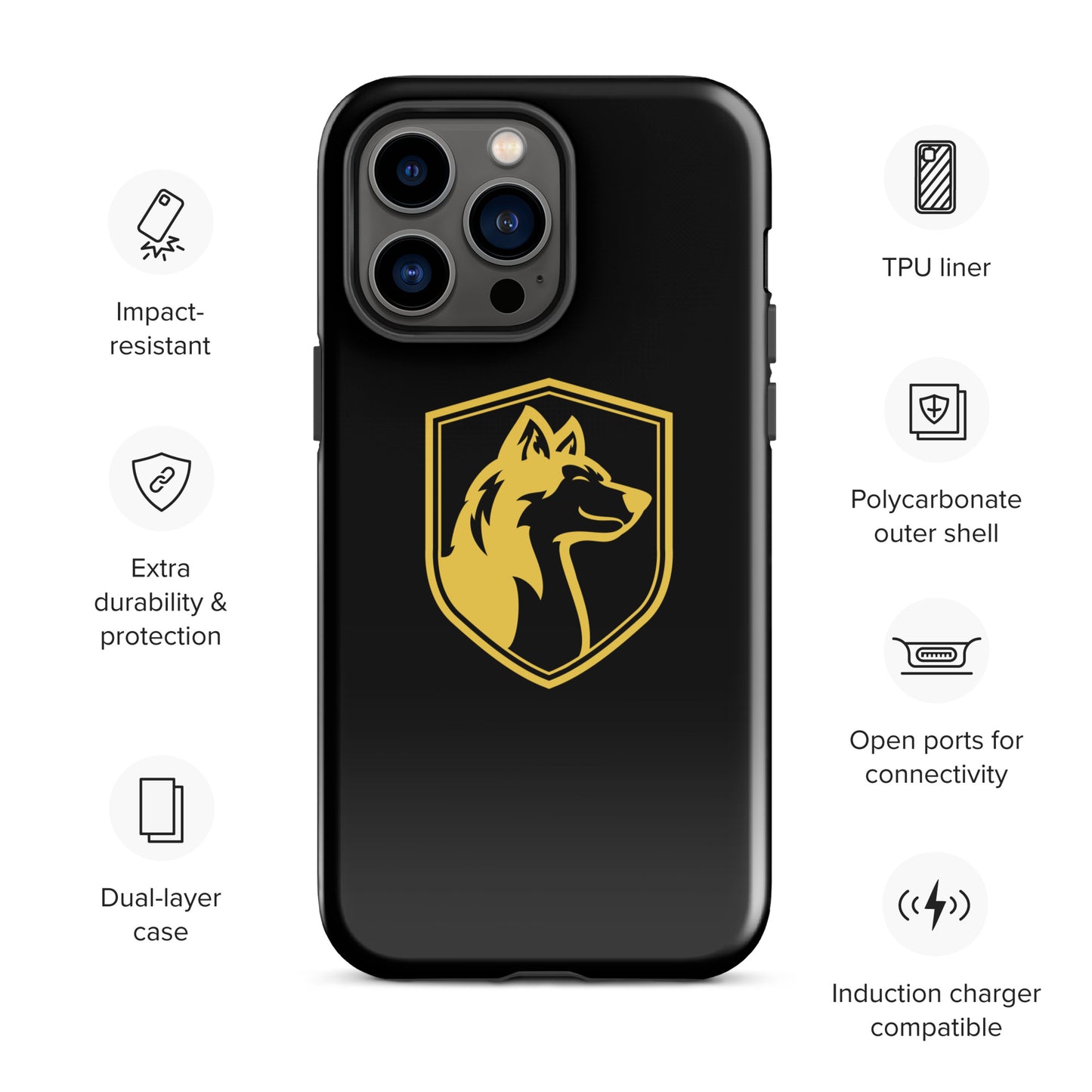 Tough Case for iPhone®/ Yellow and Black