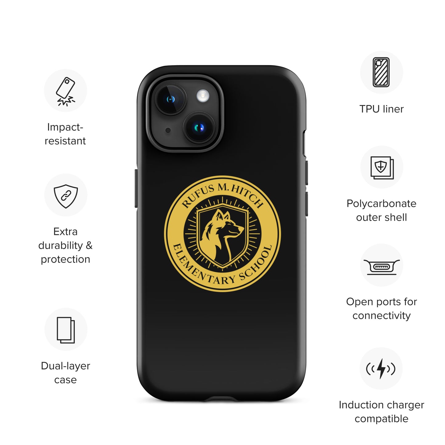 Tough Case for iPhone®/ Yellow and Black