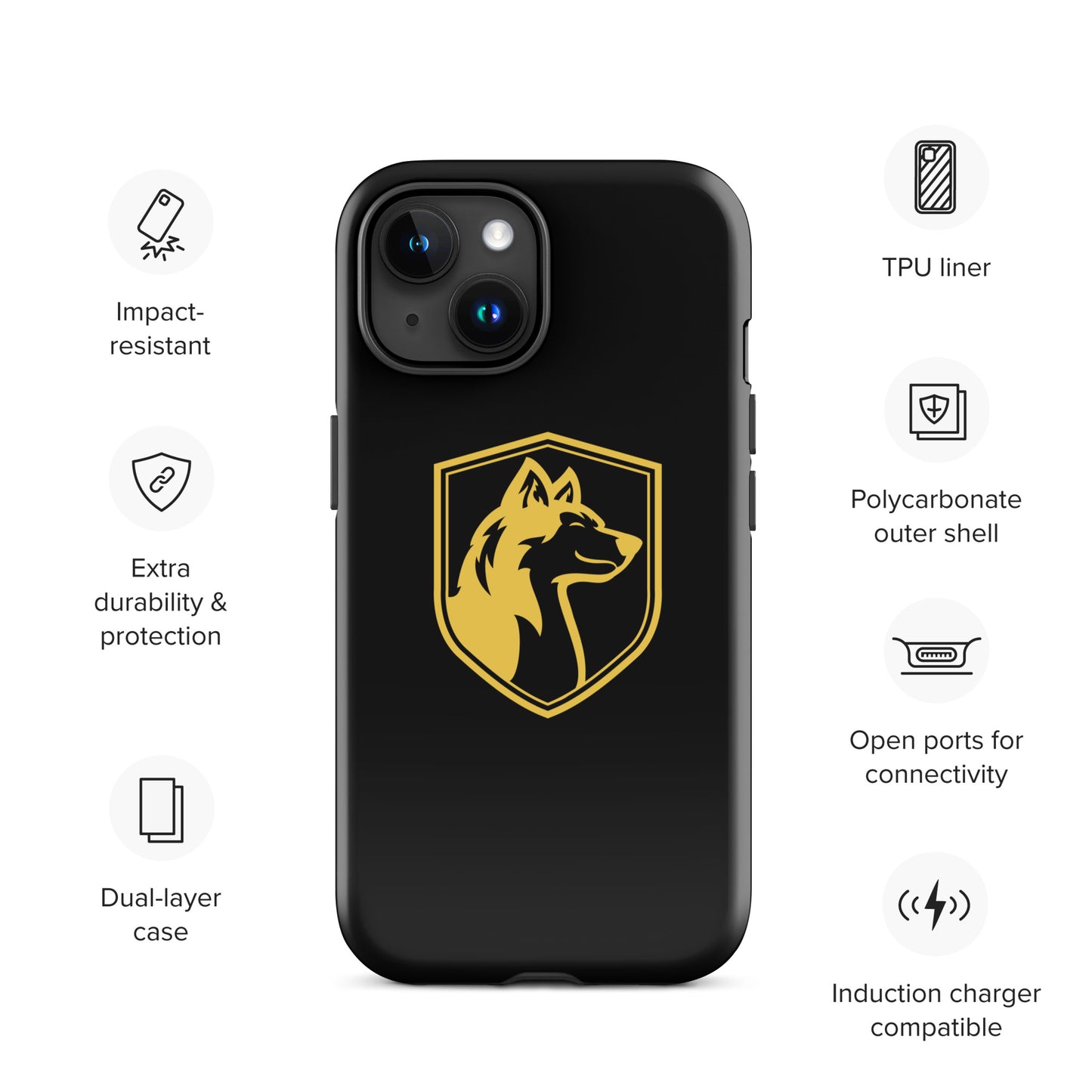 Tough Case for iPhone®/ Yellow and Black