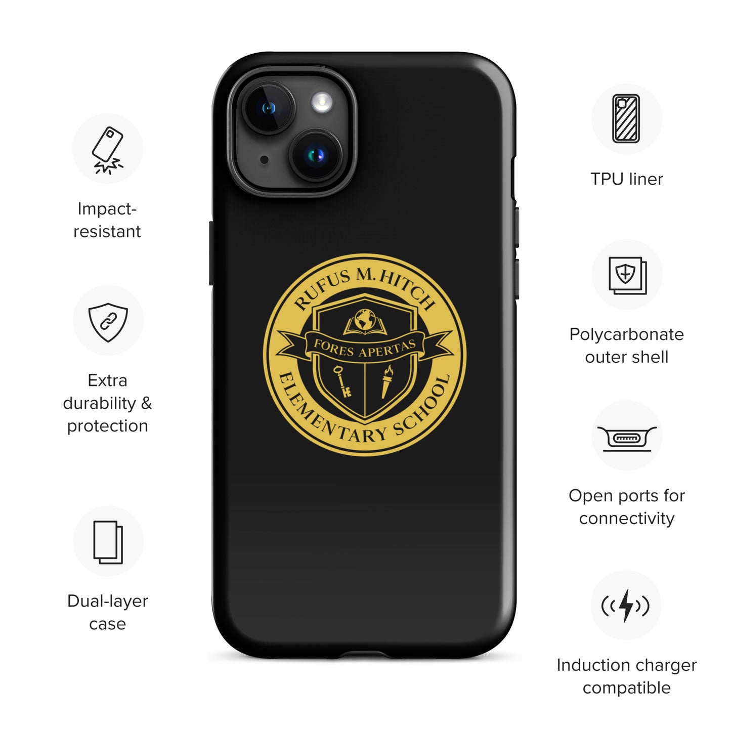 Tough Case for iPhone®/ Yellow and Black