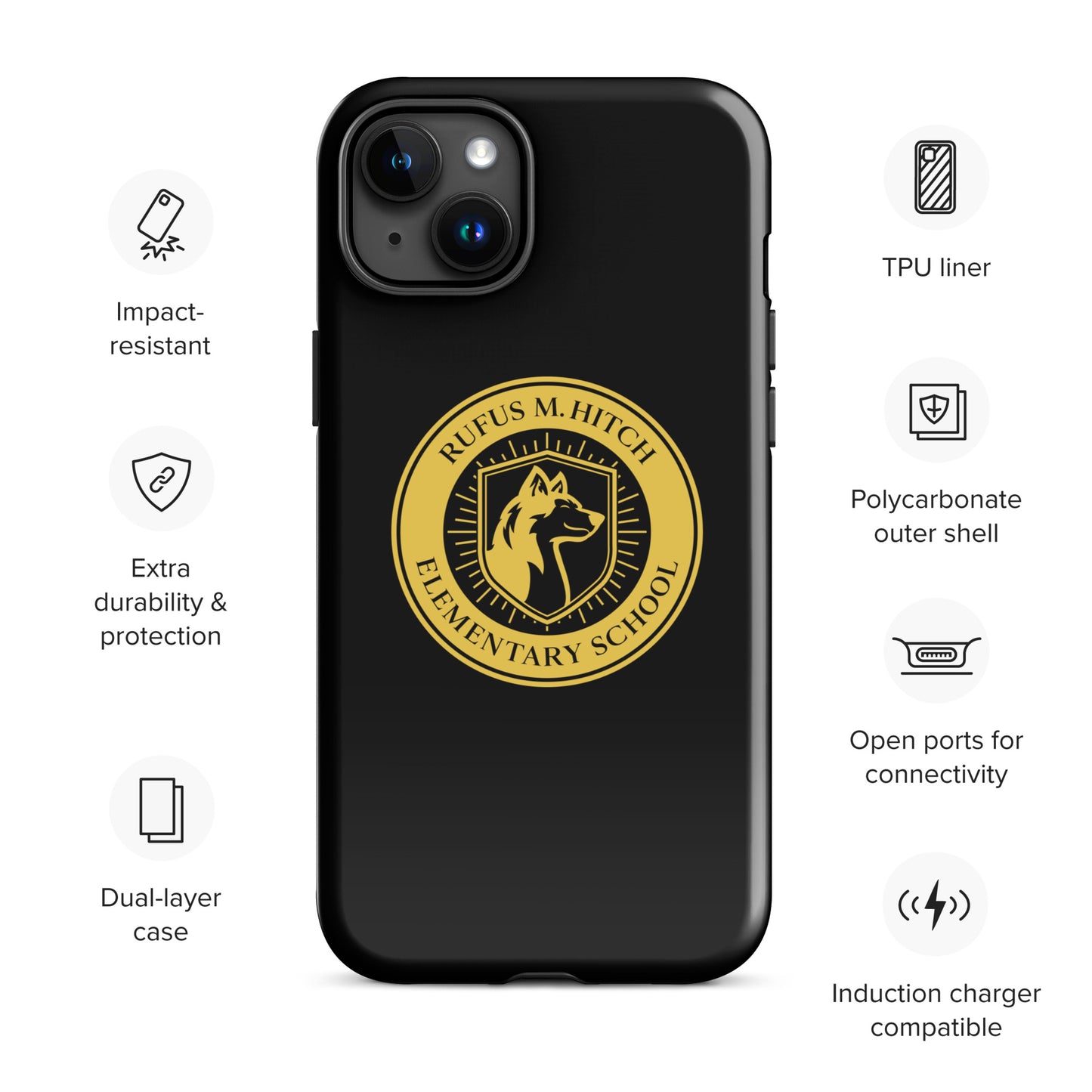 Tough Case for iPhone®/ Yellow and Black