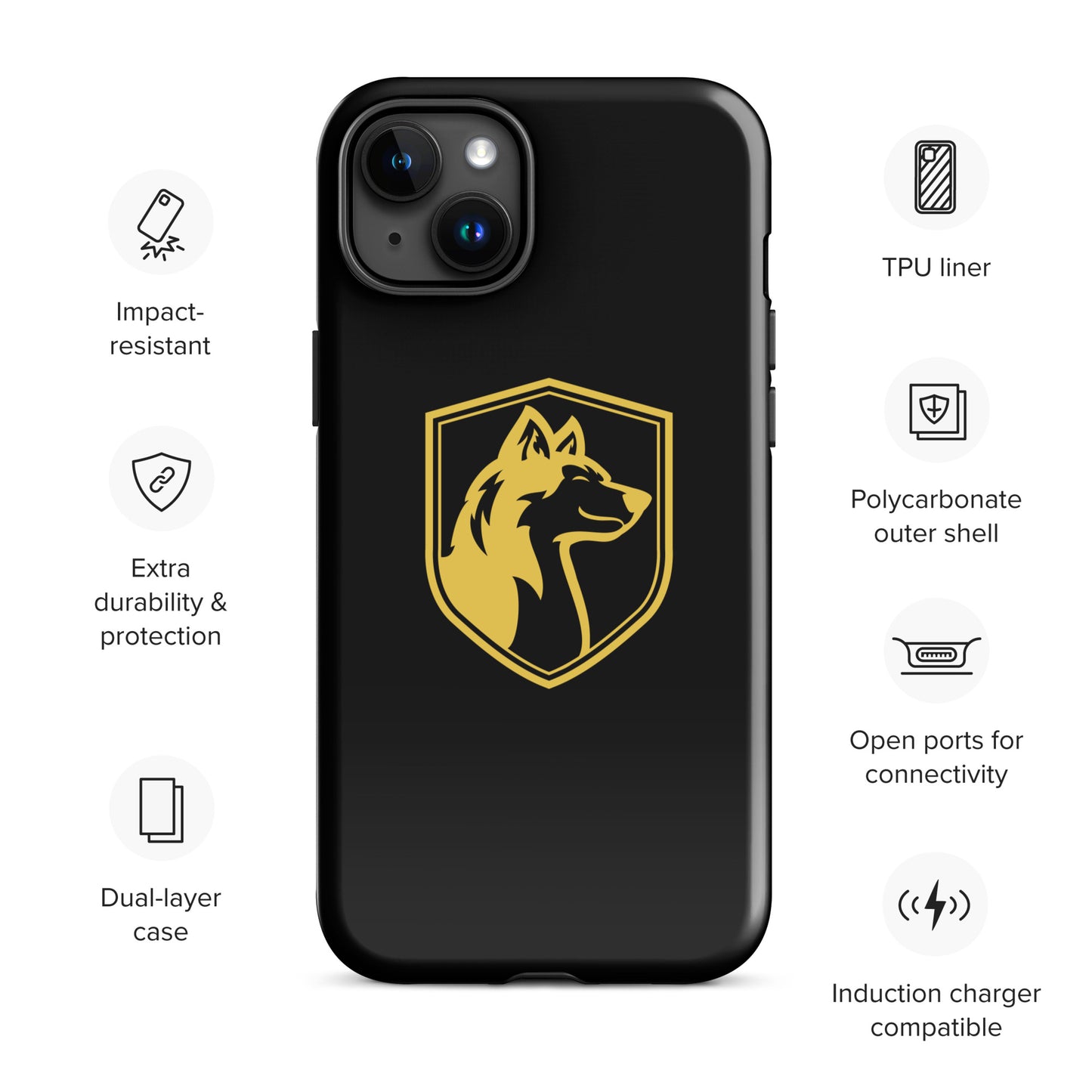 Tough Case for iPhone®/ Yellow and Black