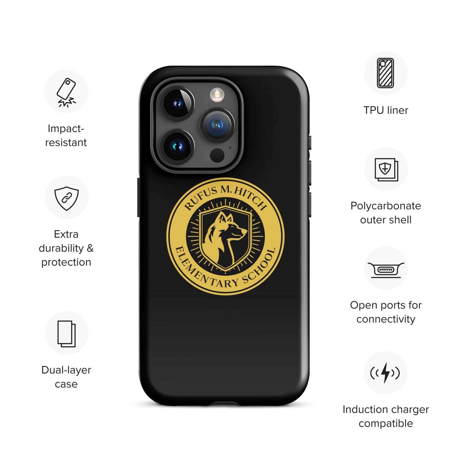 Tough Case for iPhone®/ Yellow and Black