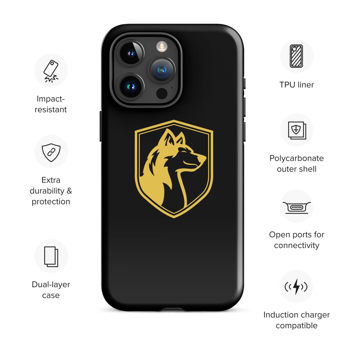 Tough Case for iPhone®/ Yellow and Black