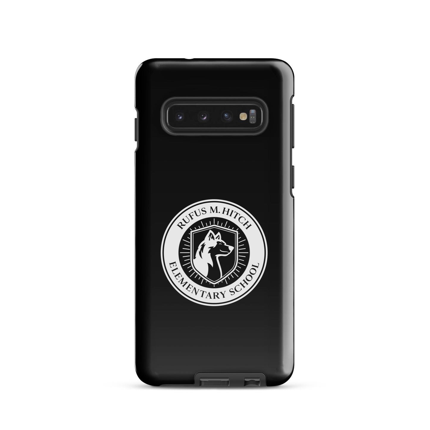 Tough Case for Samsung®/ White on Black