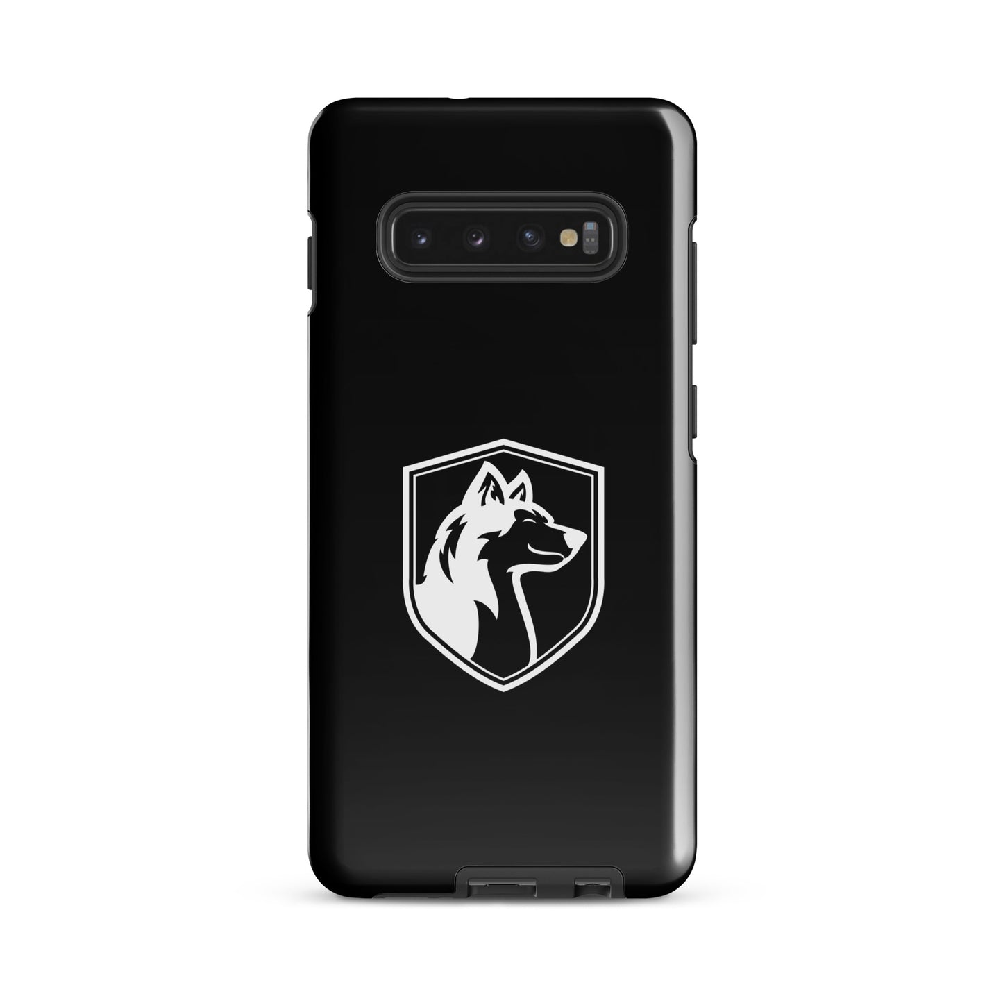 Tough Case for Samsung®/ White on Black