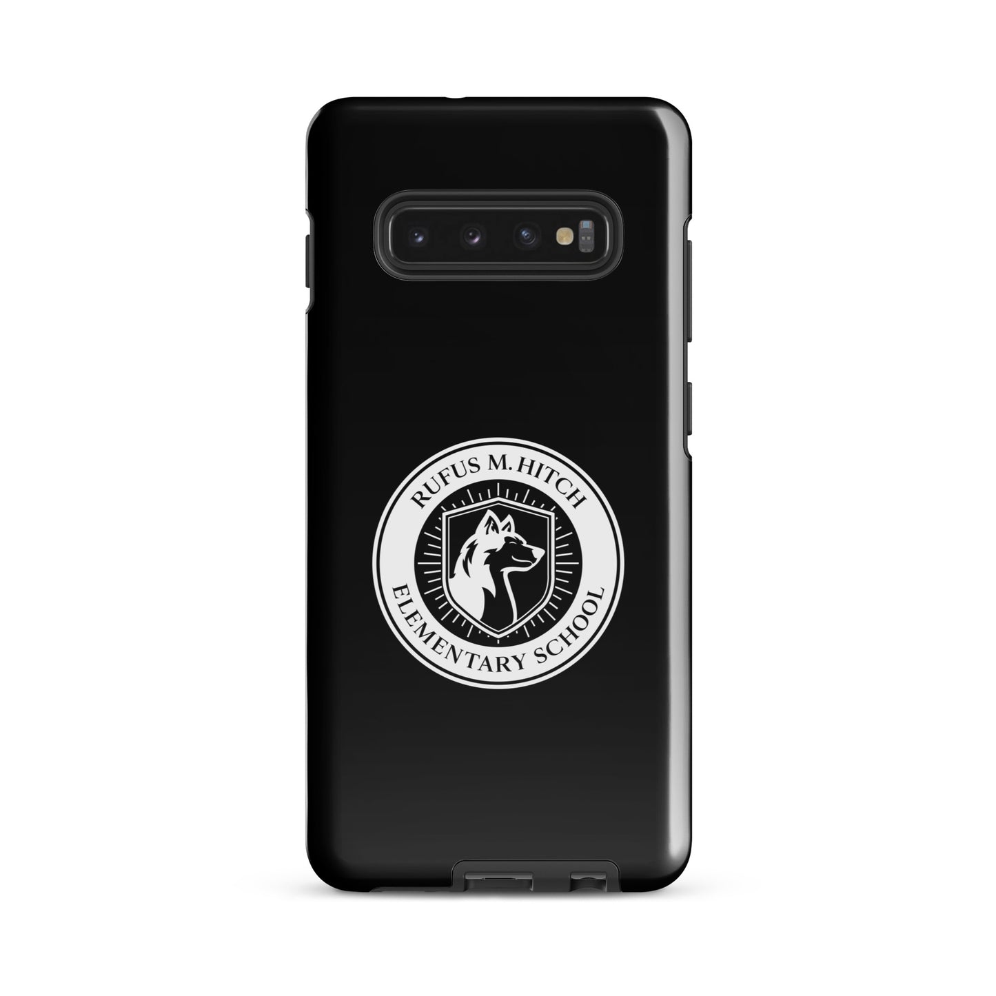 Tough Case for Samsung®/ White on Black