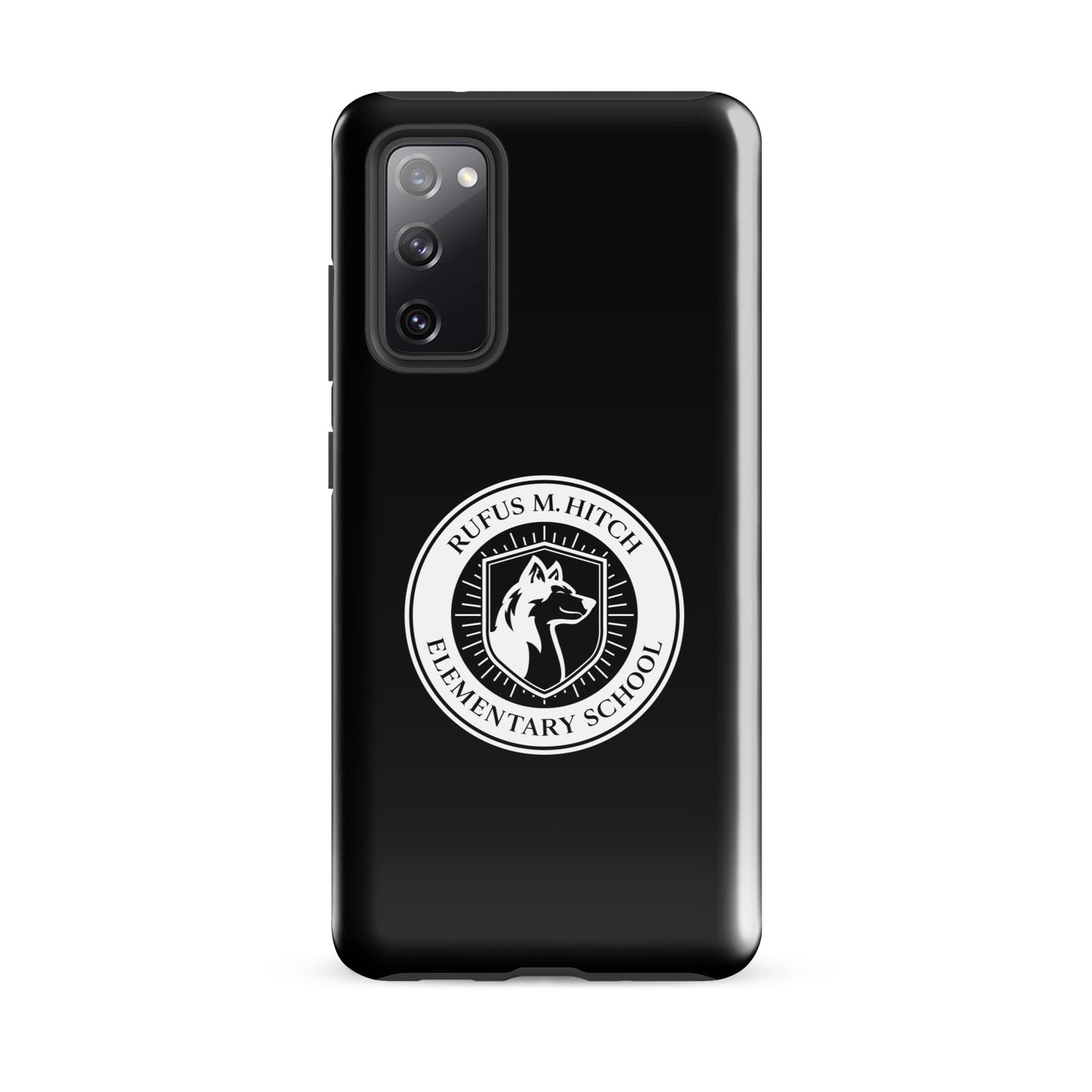 Tough Case for Samsung®/ White on Black