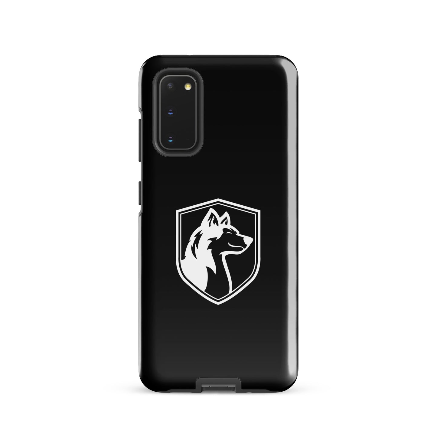 Tough Case for Samsung®/ White on Black