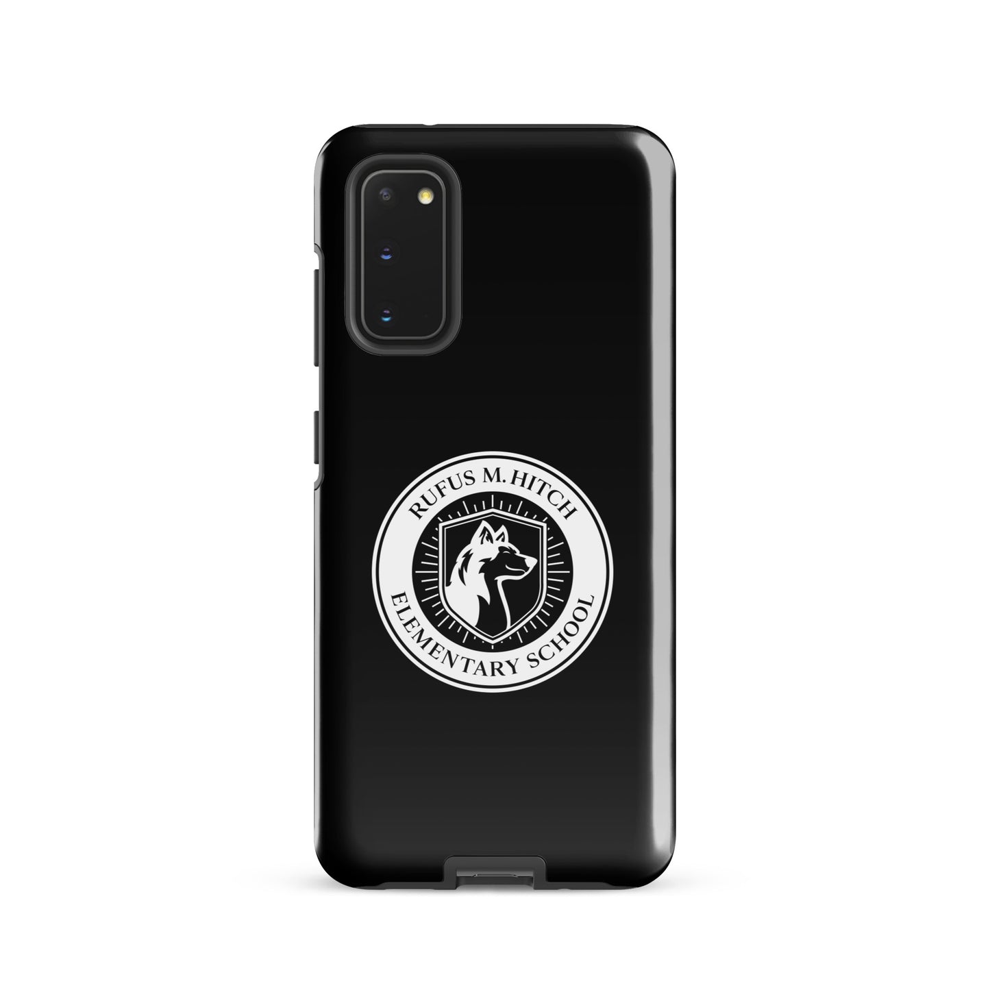 Tough Case for Samsung®/ White on Black