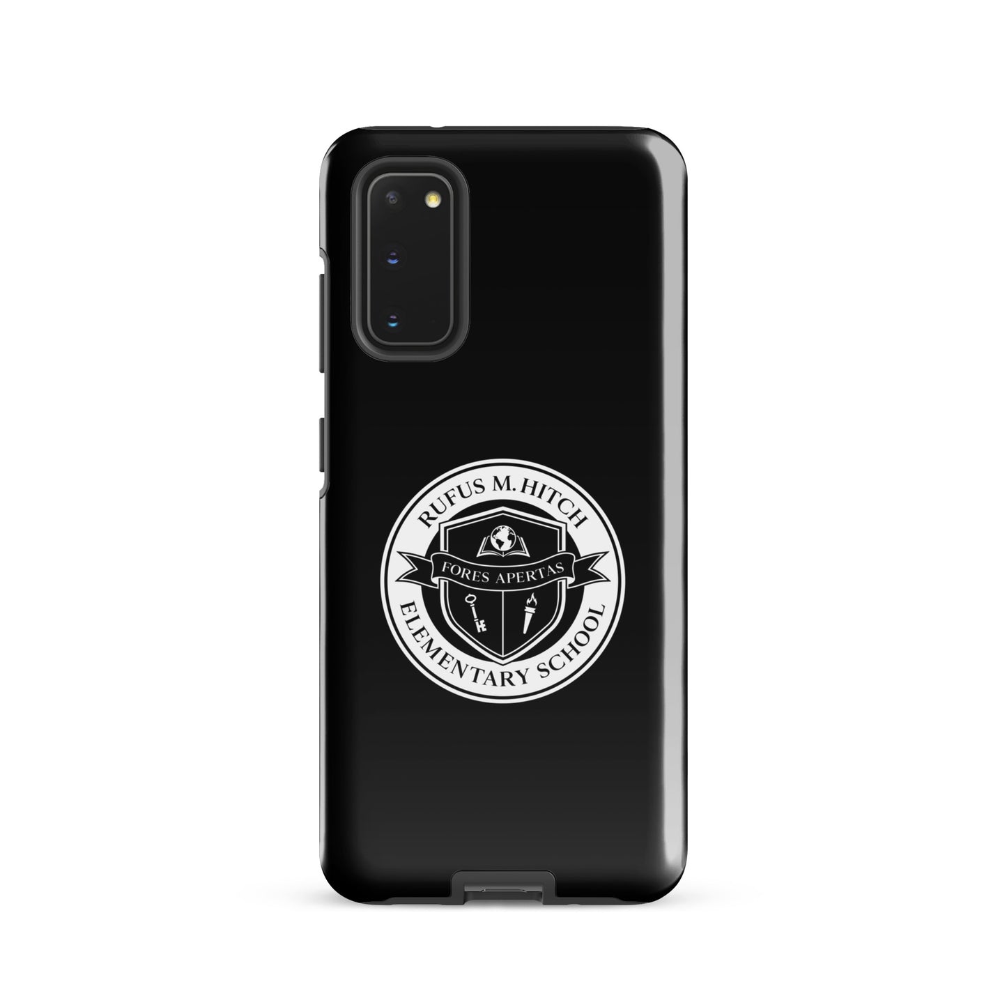 Tough Case for Samsung®/ White on Black