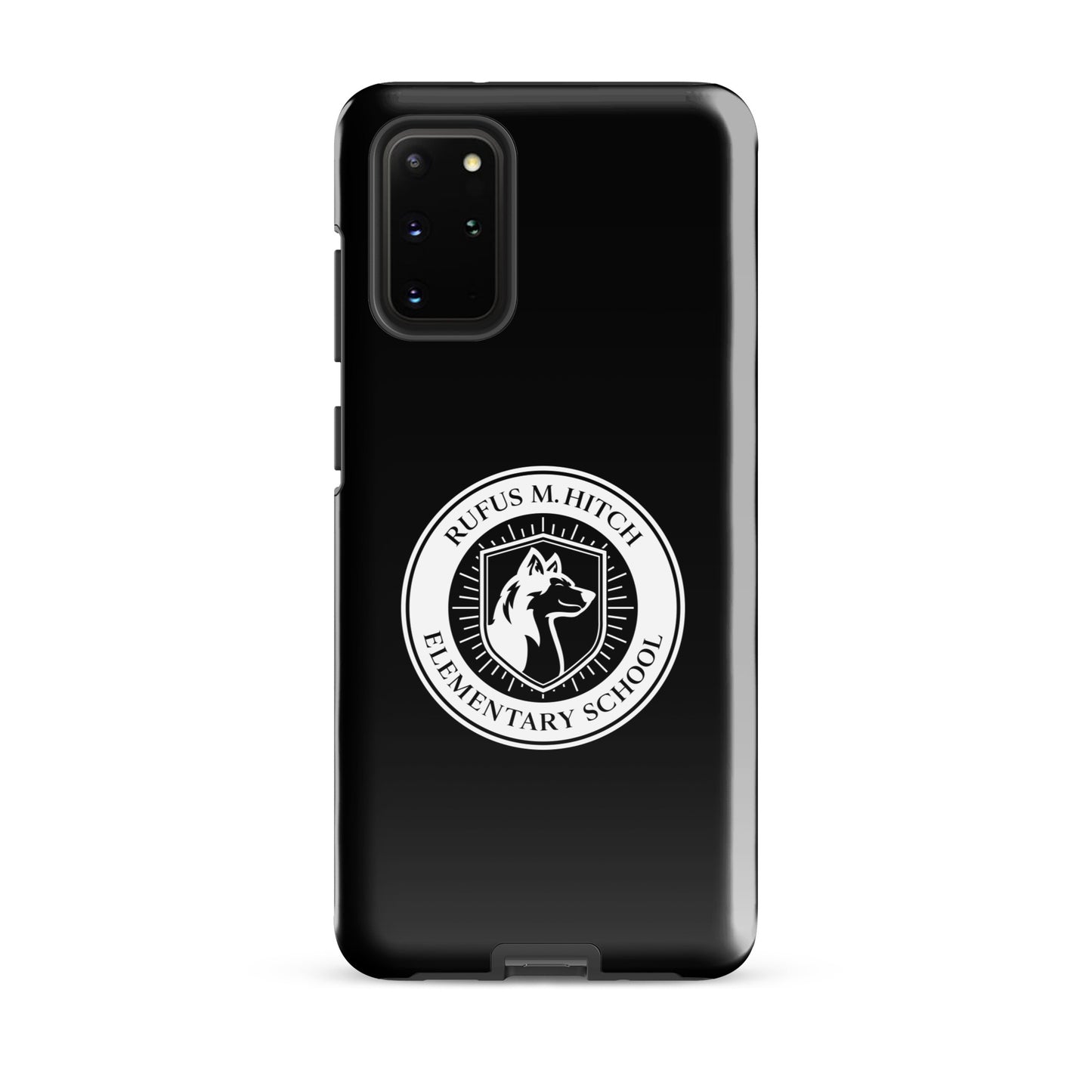 Tough Case for Samsung®/ White on Black