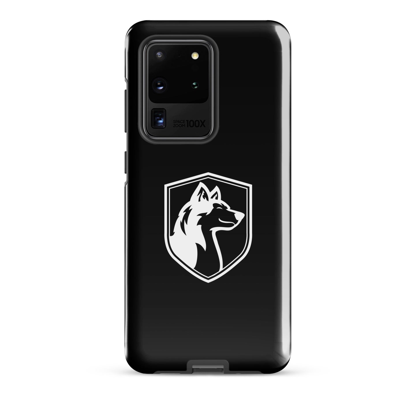 Tough Case for Samsung®/ White on Black