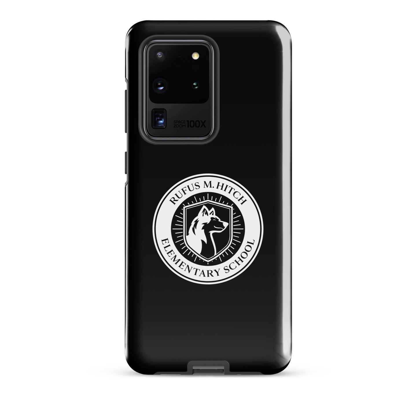 Tough Case for Samsung®/ White on Black