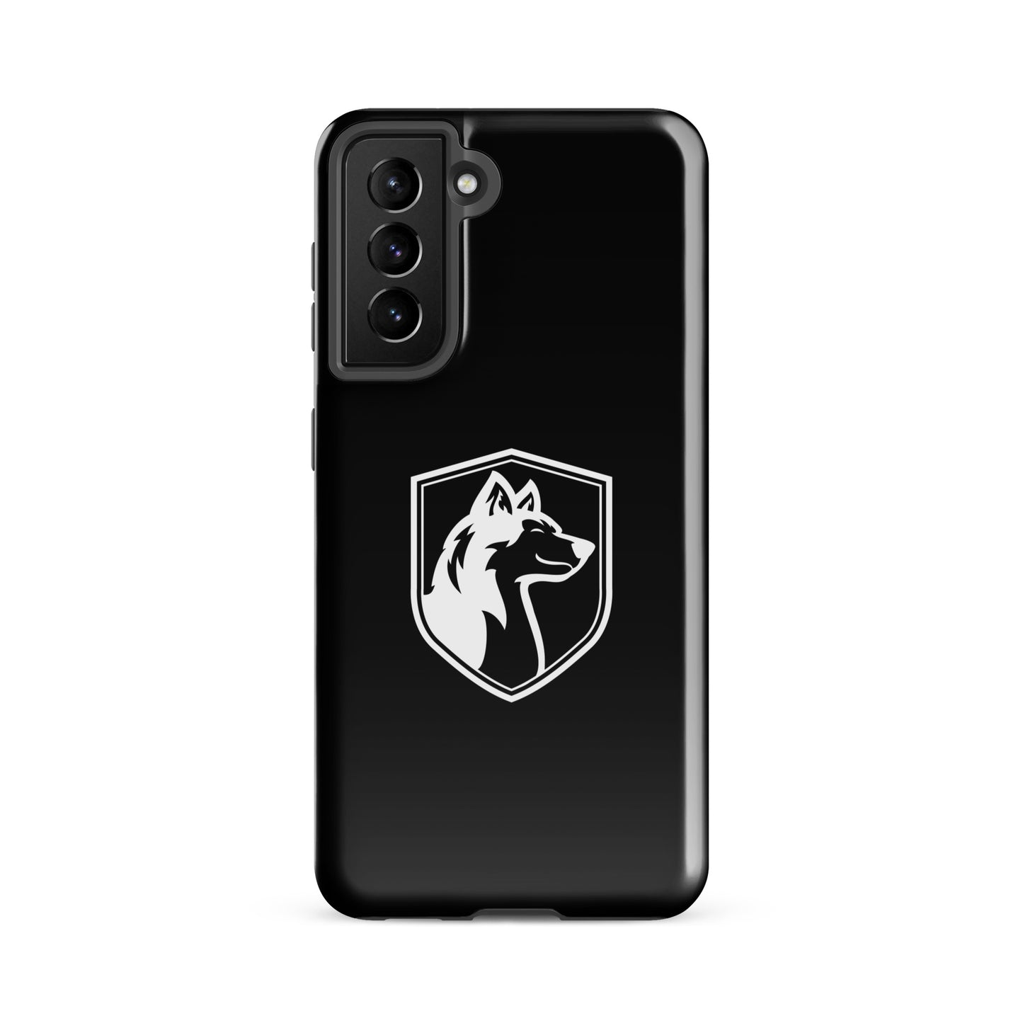 Tough Case for Samsung®/ White on Black