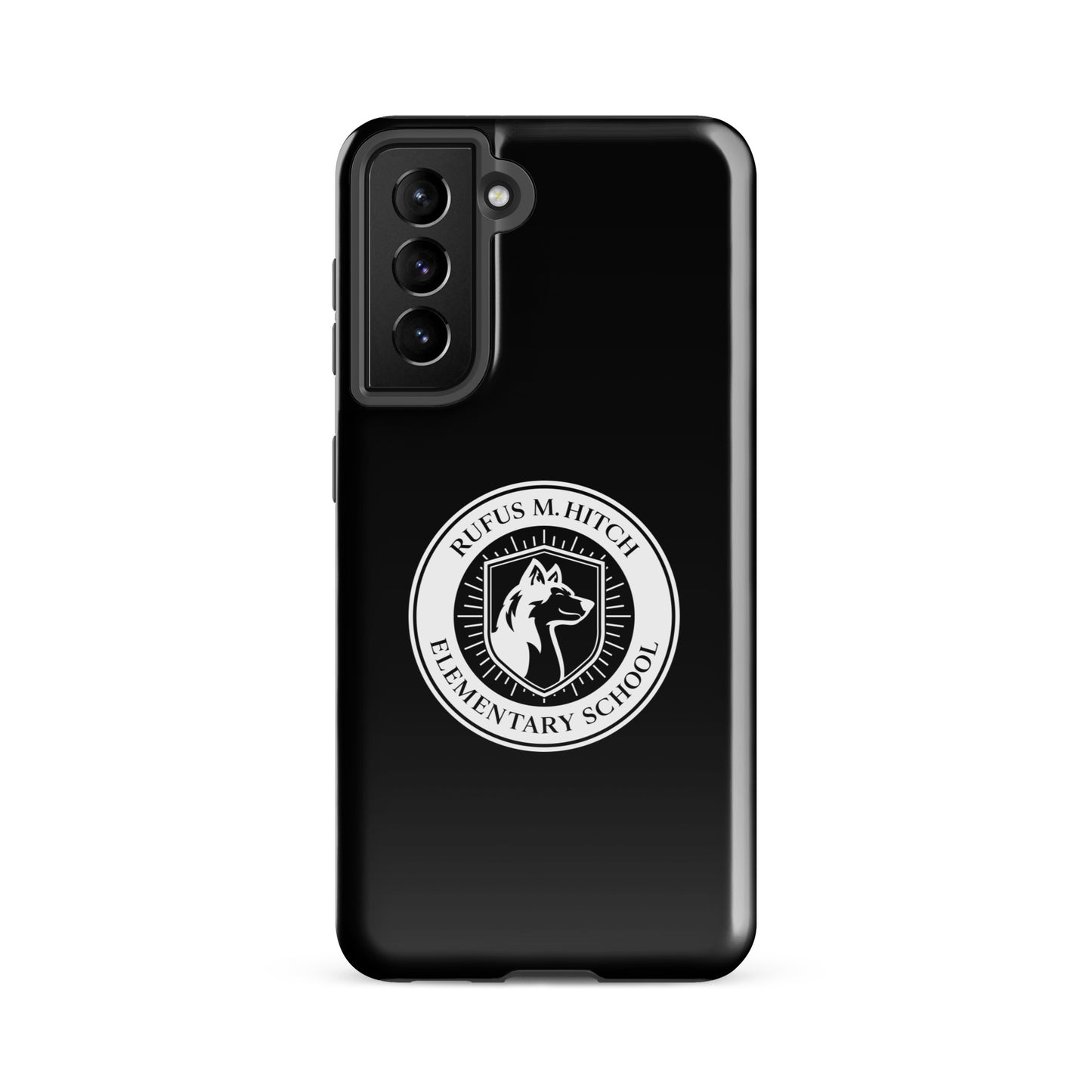 Tough Case for Samsung®/ White on Black