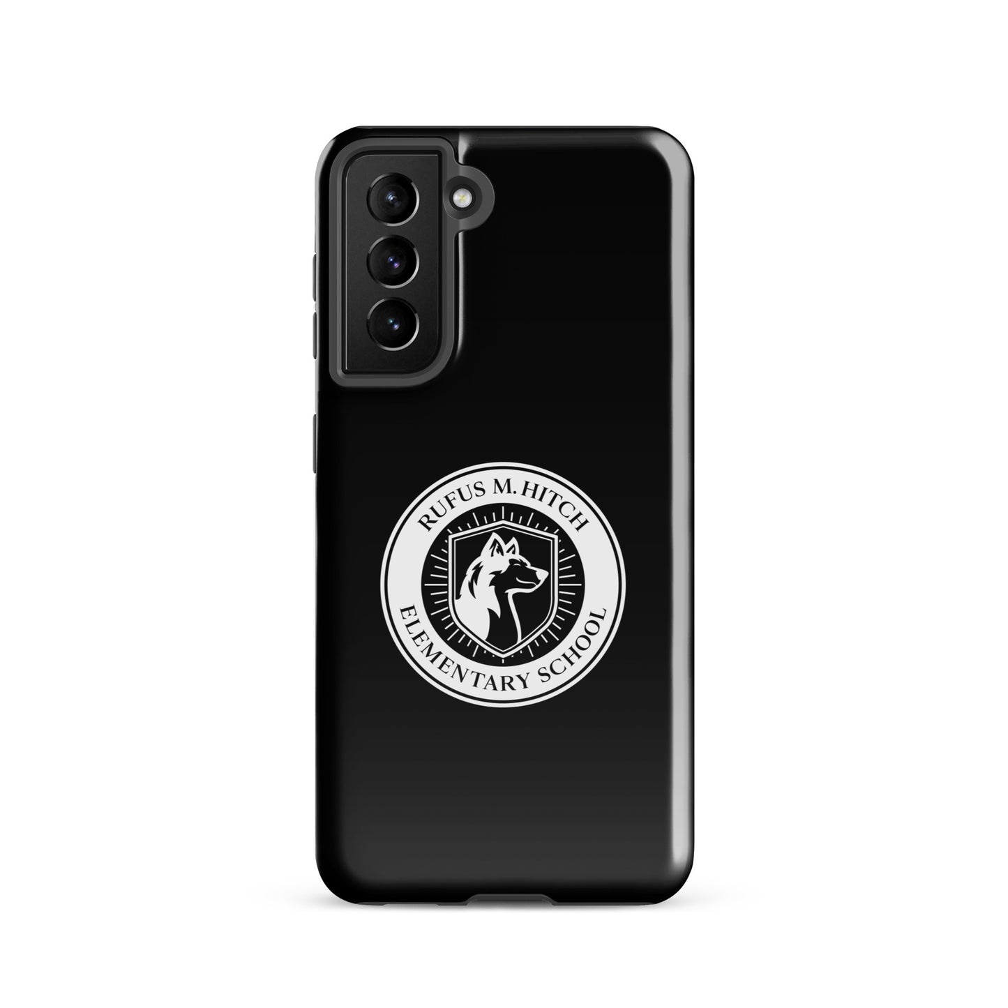 Tough Case for Samsung®/ White on Black