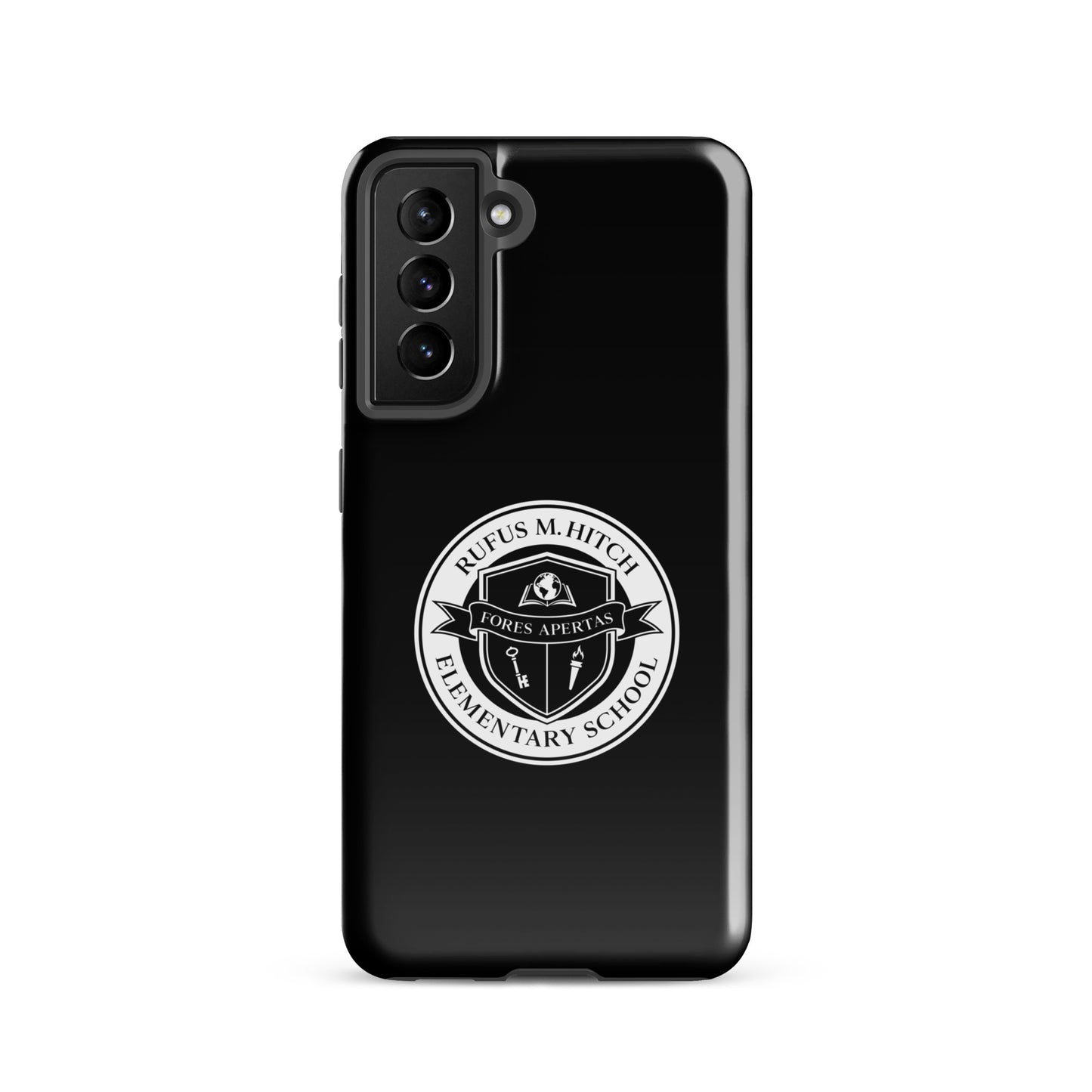 Tough Case for Samsung®/ White on Black