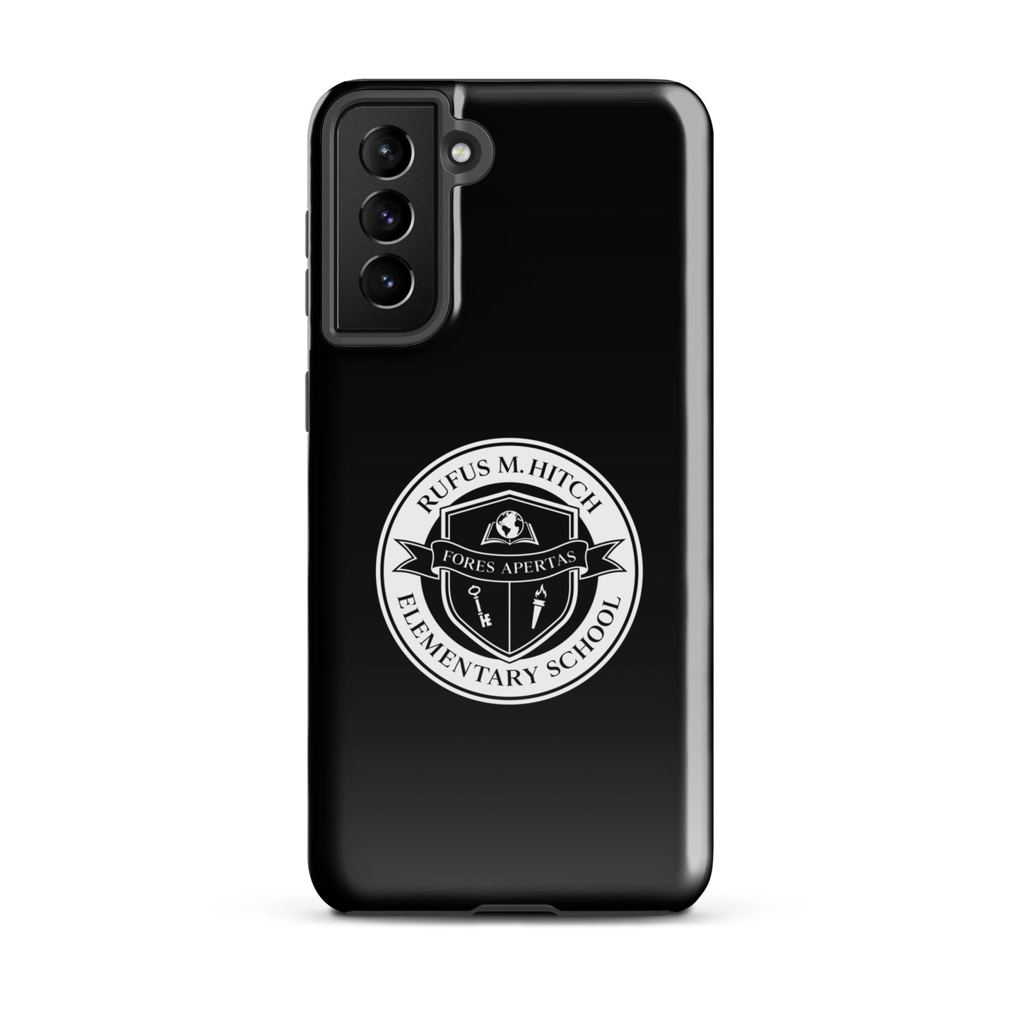 Tough Case for Samsung®/ White on Black