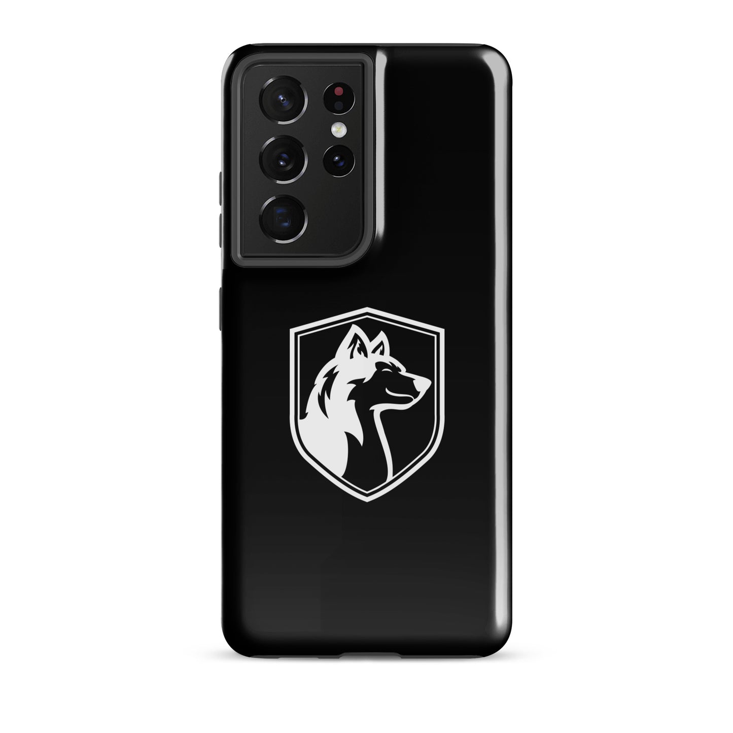 Tough Case for Samsung®/ White on Black