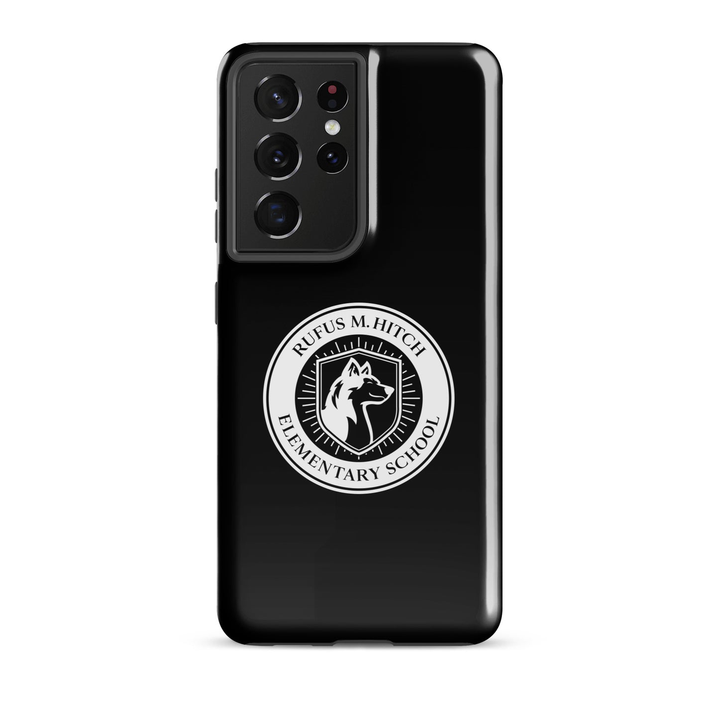 Tough Case for Samsung®/ White on Black