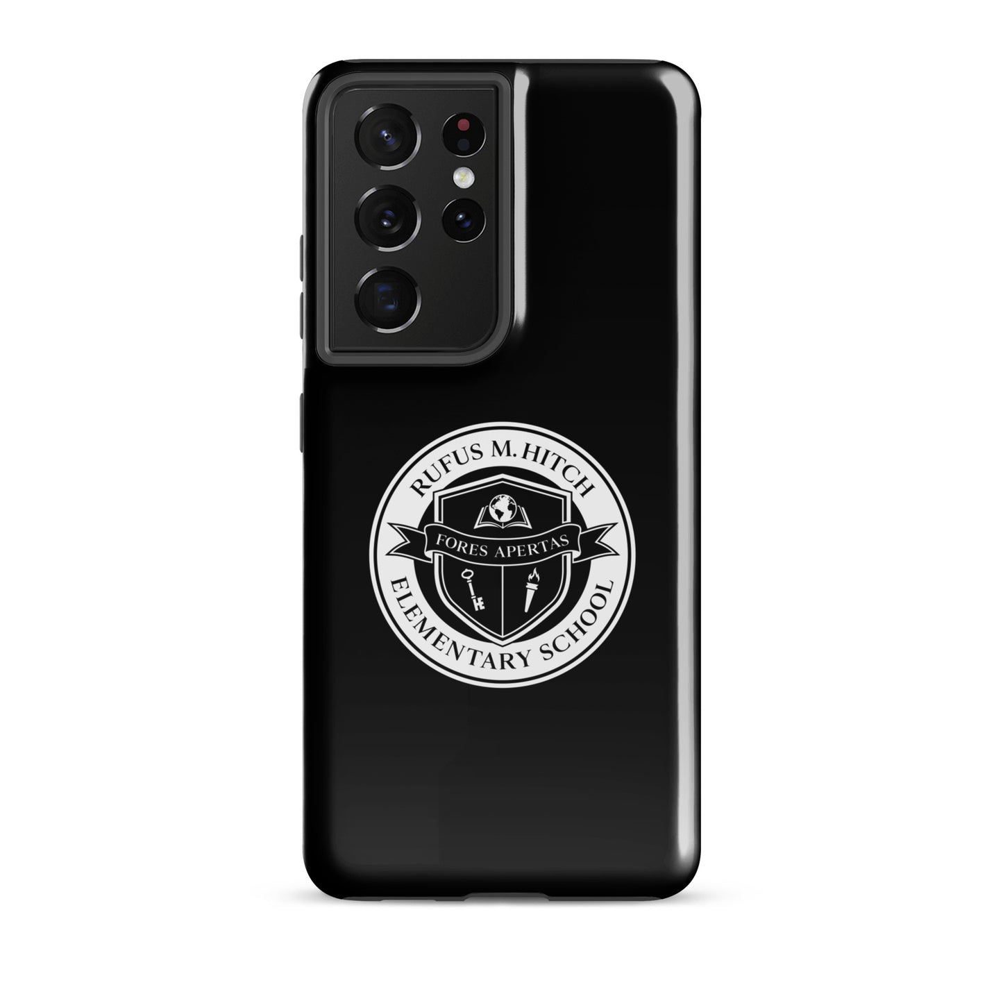 Tough Case for Samsung®/ White on Black