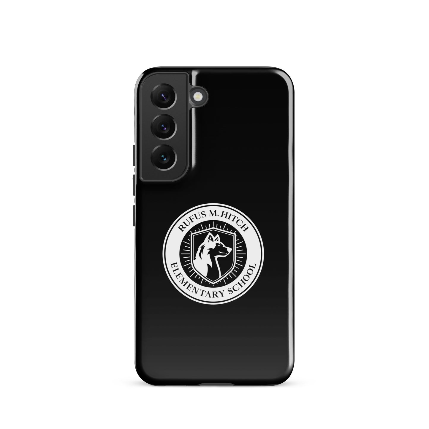 Tough Case for Samsung®/ White on Black