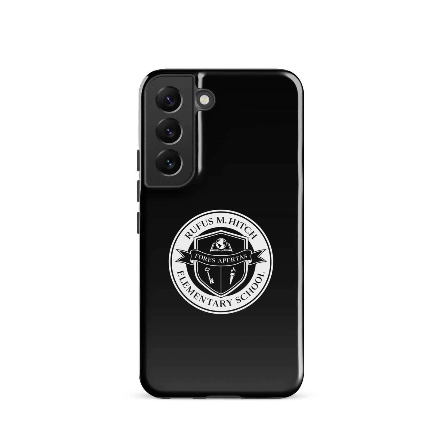 Tough Case for Samsung®/ White on Black