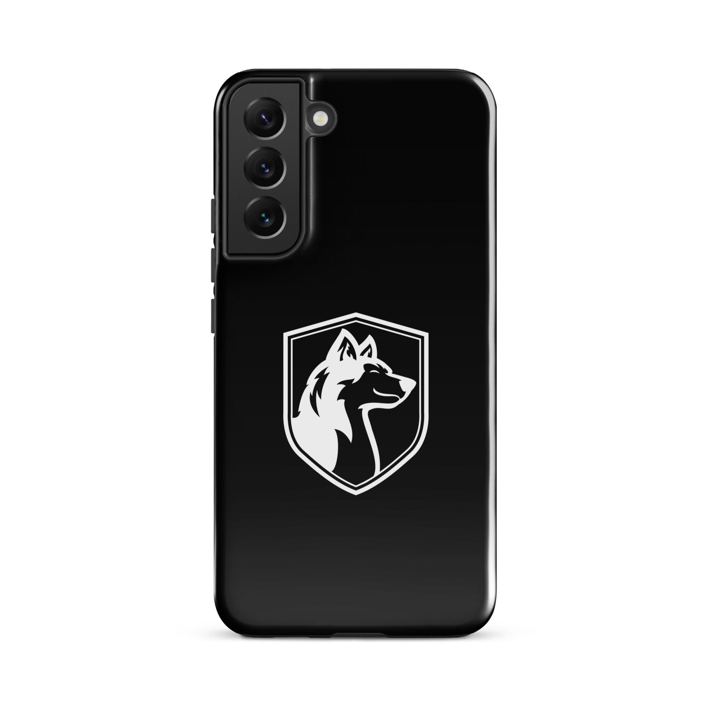 Tough Case for Samsung®/ White on Black