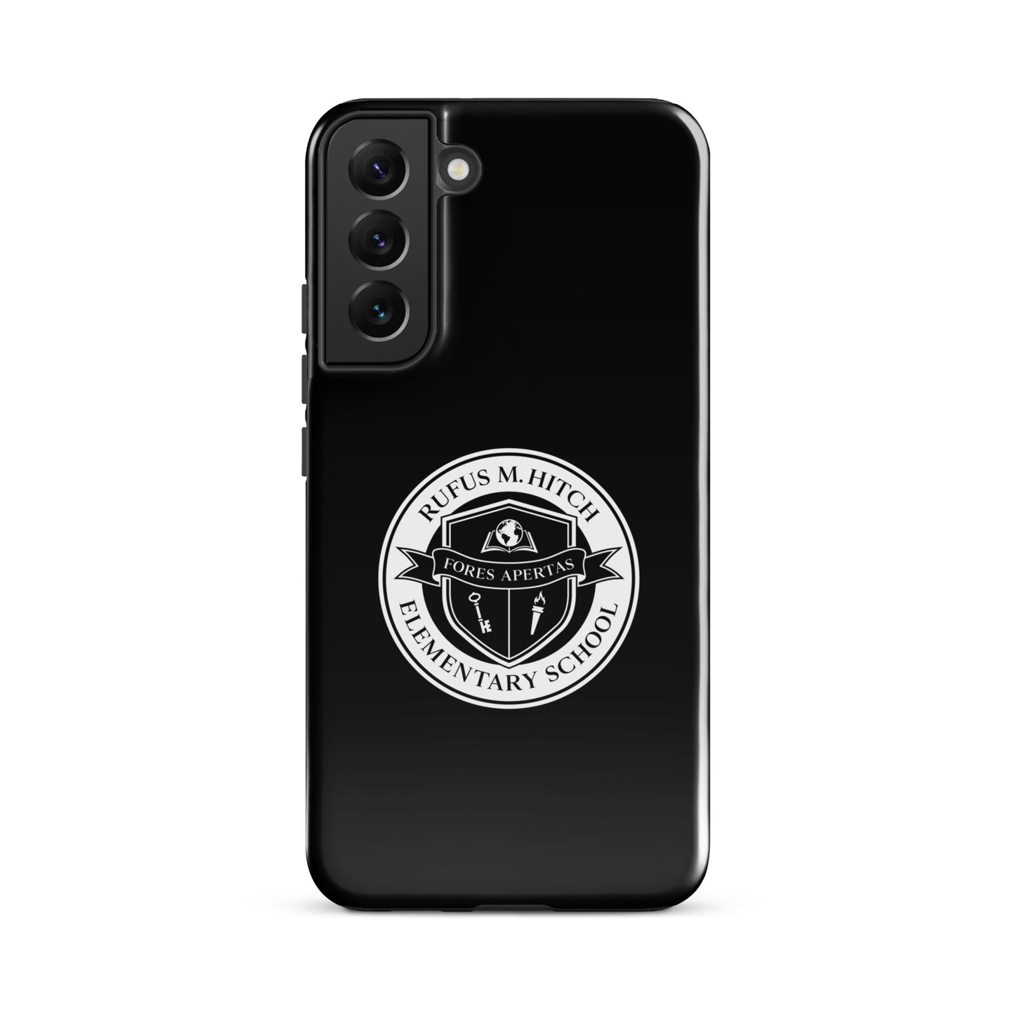 Tough Case for Samsung®/ White on Black