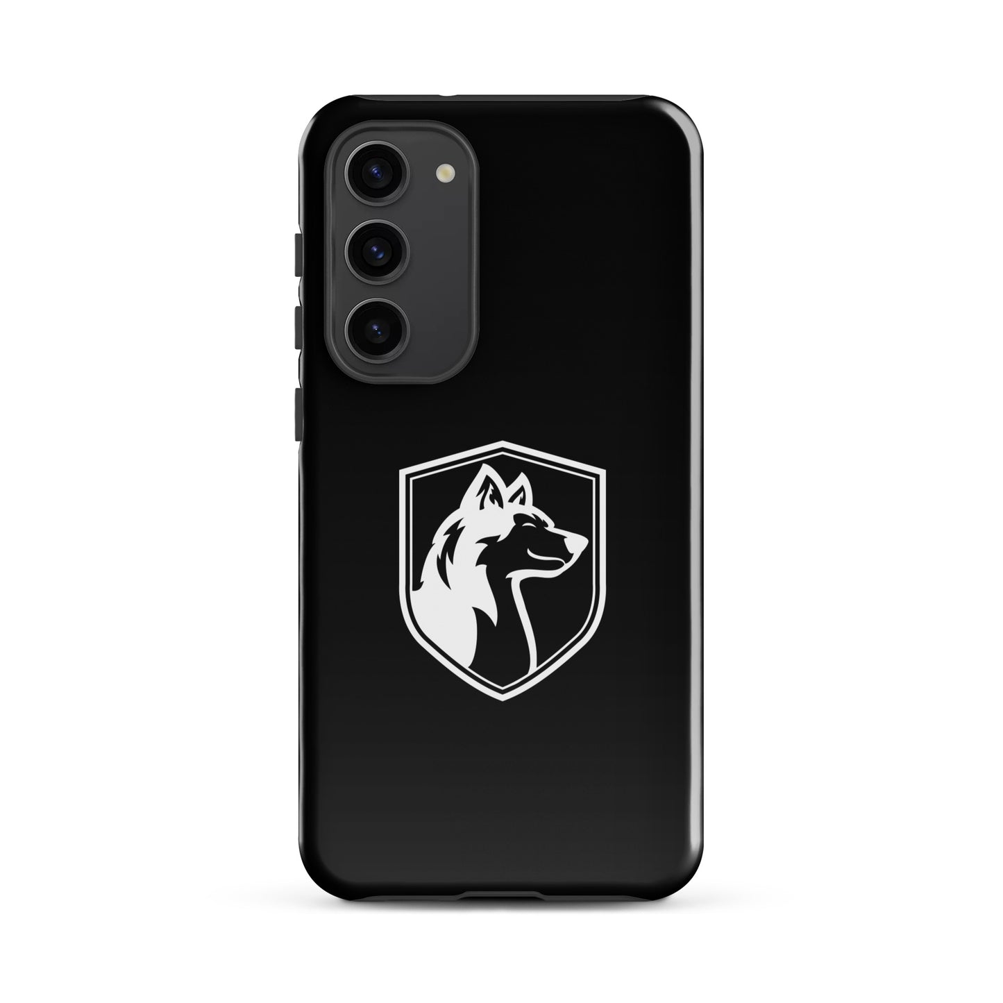 Tough Case for Samsung®/ White on Black