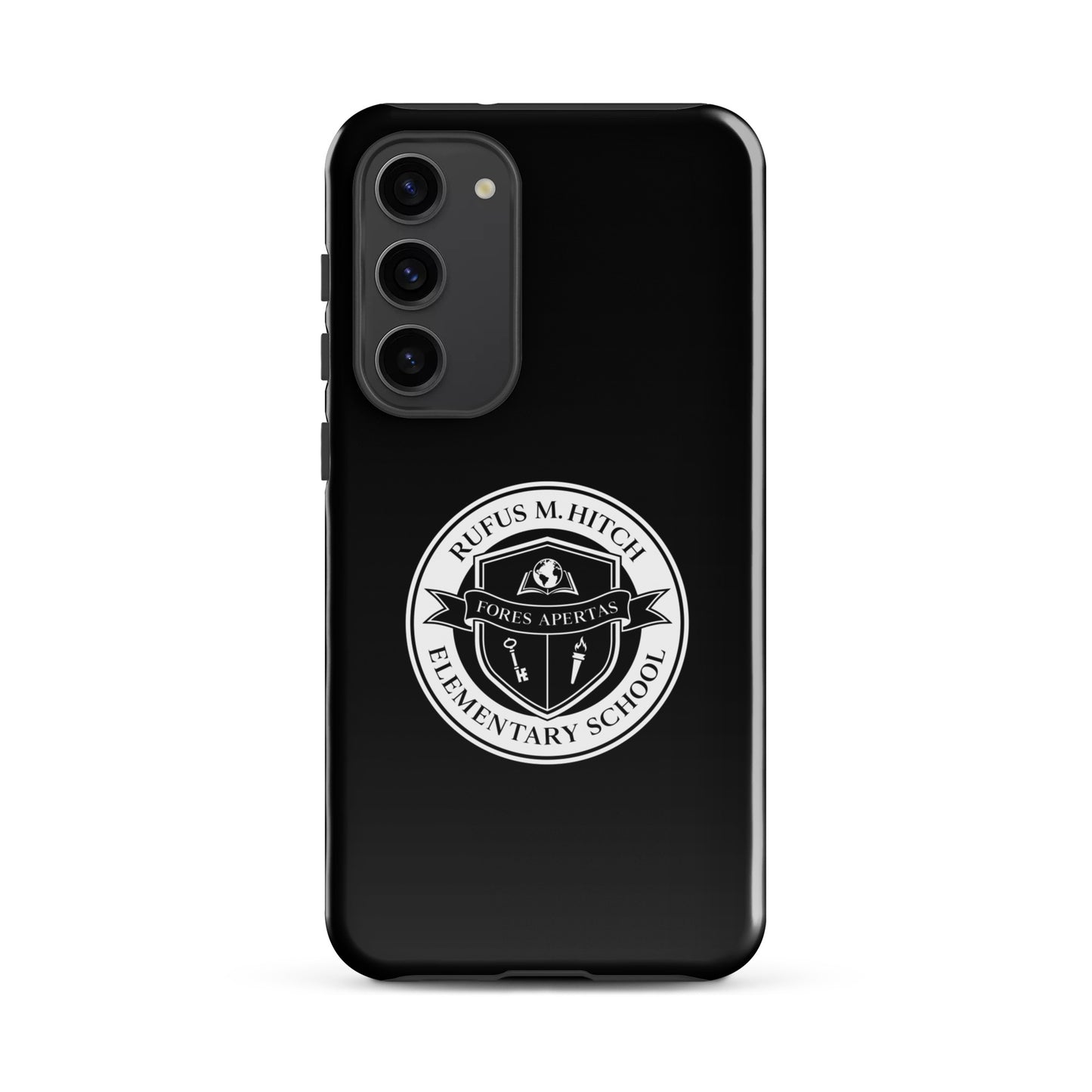 Tough Case for Samsung®/ White on Black