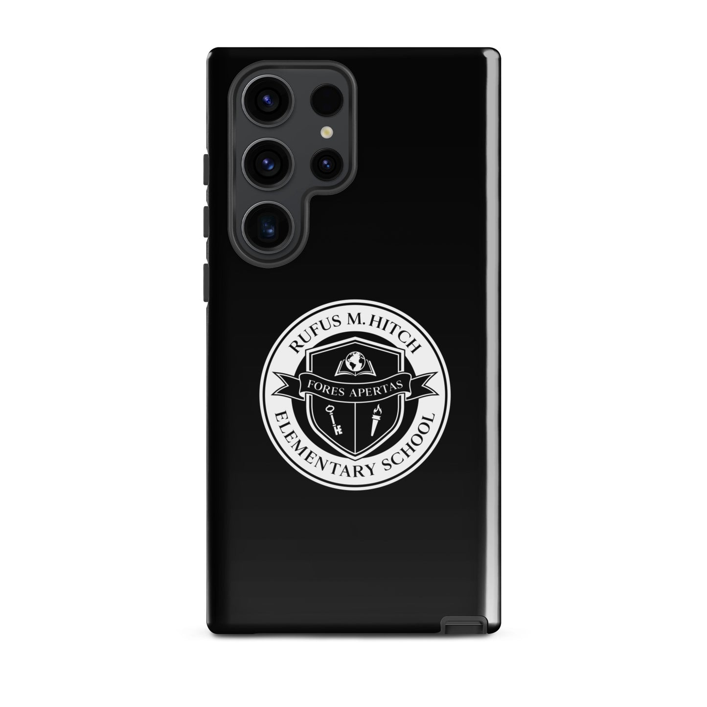 Tough Case for Samsung®/ White on Black