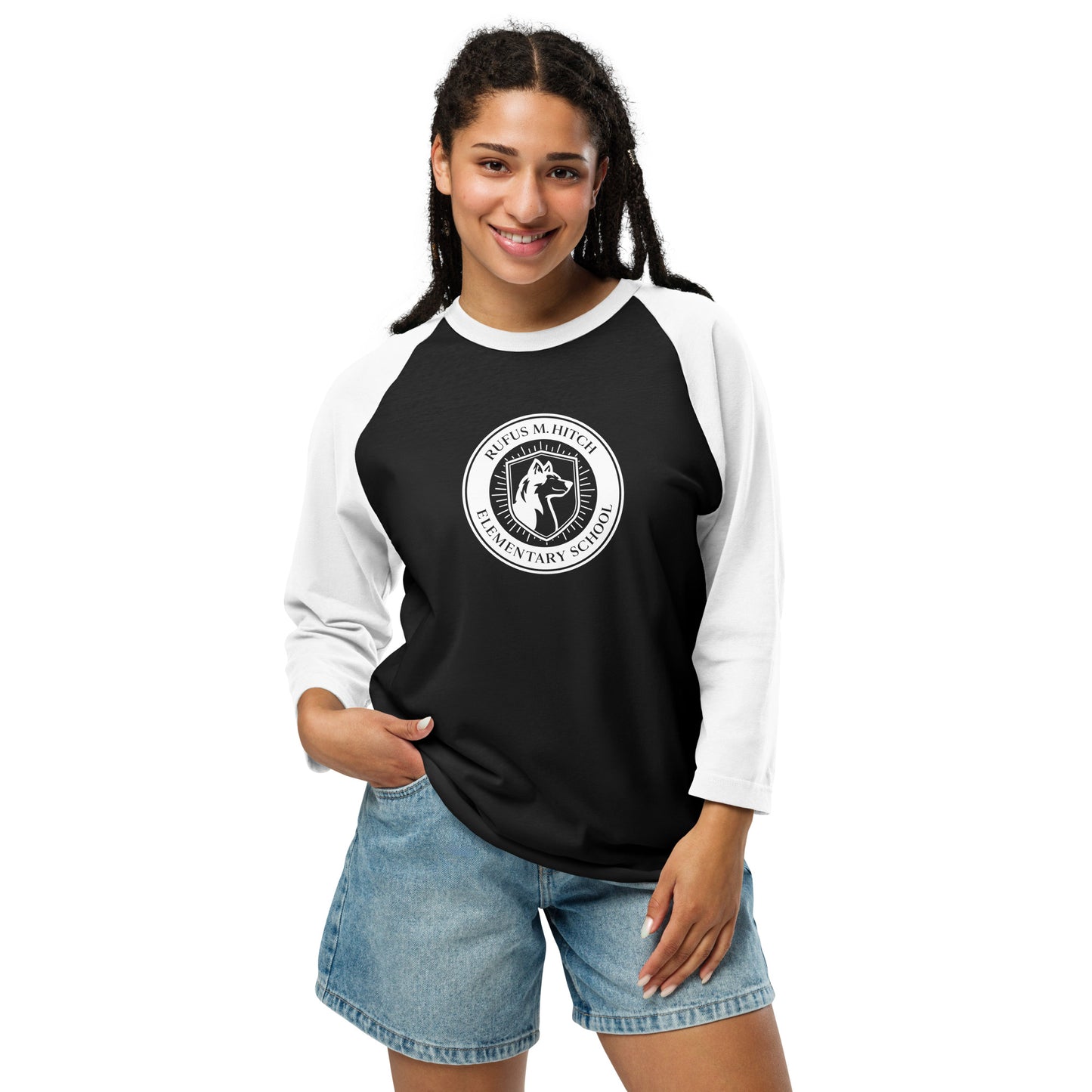 Baseball Raglan T-Shirt (White Logo)