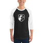 Baseball Raglan T-Shirt (White Logo)