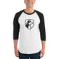 Baseball Raglan T-Shirt (Black Logo)