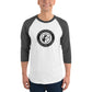 Baseball Raglan T-Shirt (Black Logo)