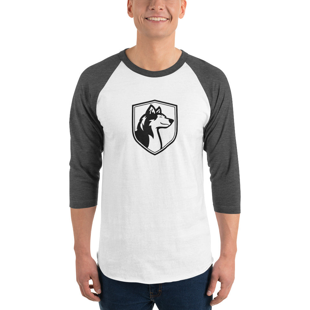 Baseball Raglan T-Shirt (Black Logo)