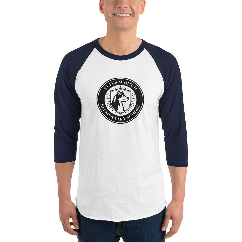 Baseball Raglan T-Shirt (Black Logo)